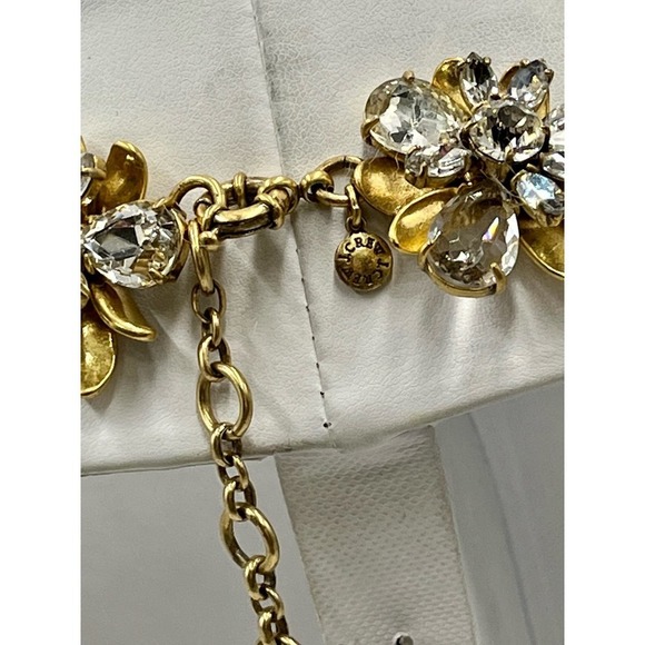 J. Crew Crystal Bloom Stacked
Rhinestone Floral Statement
Collar AB Necklace - Picture 11 of 16